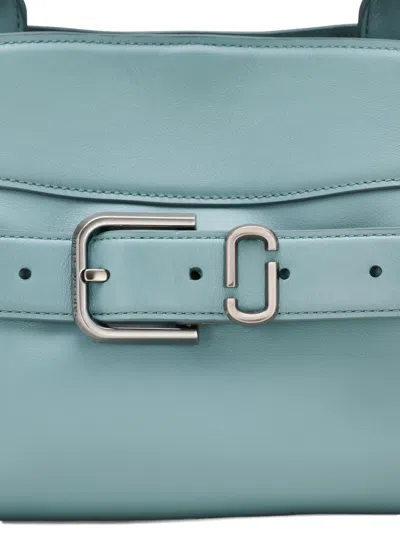 Marc Jacobs Small Leather Satchel Handbag Detachable Strap In Blue