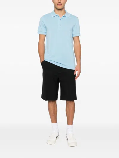 Tom Ford Sky Blue Solid Polo In Multi