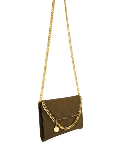 Stella Mccartney Stella Mc Cartney Falabella Wallet On Chain In Brown