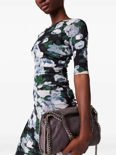 Stella Mccartney Stella Mc Cartney Bunch Of Roses Mesh Top In Green