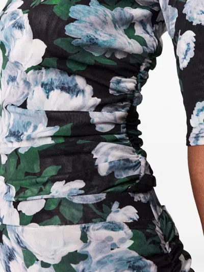 Stella Mccartney Stella Mc Cartney Bunch Of Roses Mesh Top In Green