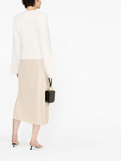 Khaite Woman Cardigan Ivory Size Xs Cashmere In White