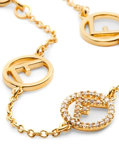 Fendi Thom Browne Honey Tortoise Acetate Glasses In Gold