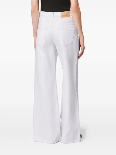 Isabel Marant Lemony Denim Jeans In White