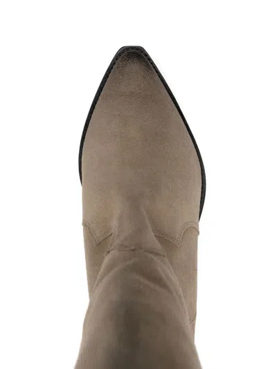 Isabel Marant Denvee Pointed-toe Knee-length Boots In Brown