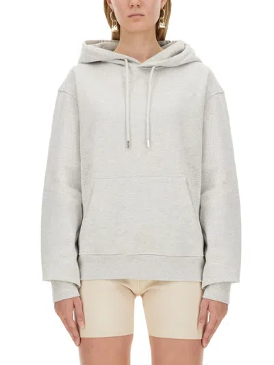 Jacquemus Women Sweatshirt With Logo In Gray