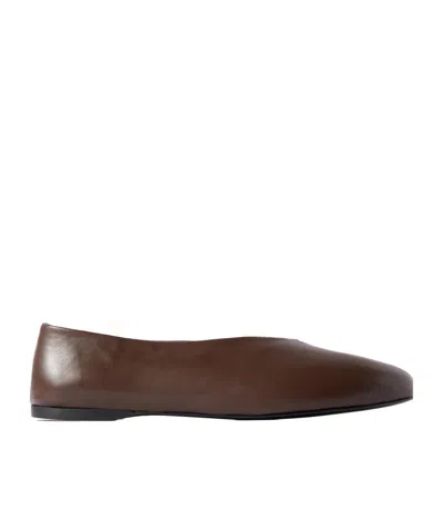 Proenza Schouler Round-toed Ballet Shoes In Brown