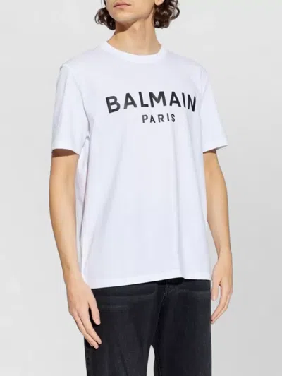 Balmain Cotton Regular-fit Logo-print T-shirt In Multi