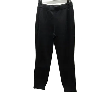 Akris Punto Women's Wool And Silk Knitted Leggings In Black In Black