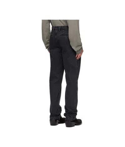 Rier Button-fastening Jeans In Black