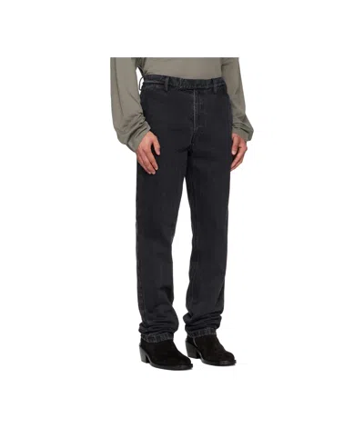 Rier Button-fastening Jeans In Black