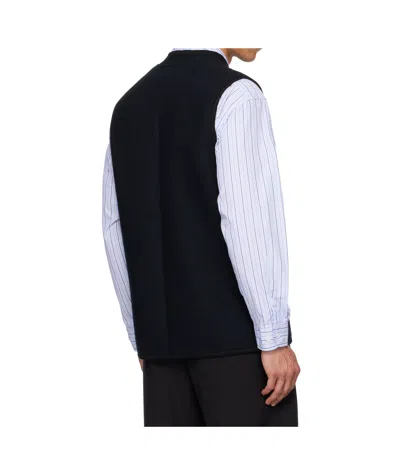 Rier Ssense Exclusive Navy Walker Vest In Blue