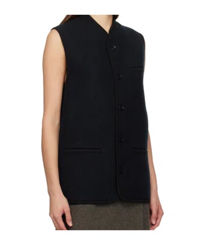 Rier Ssense Exclusive Navy Walker Vest In Blue