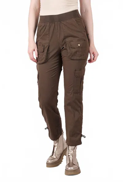 Xcvi Keon Slim Pant In Brown In Brown