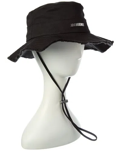 Jacquemus Le Bob Artichaut Bucket Hat In Black