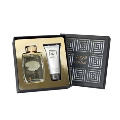 Lalique Men's  Gift Set Fragrances 3454960025905 In Transparent