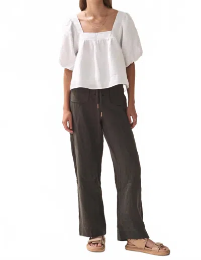 Sancia The Greta Top In White In White