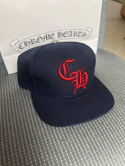 Pre-owned Chrome Hearts | Exclusive Ch Baseball Cap In Blue