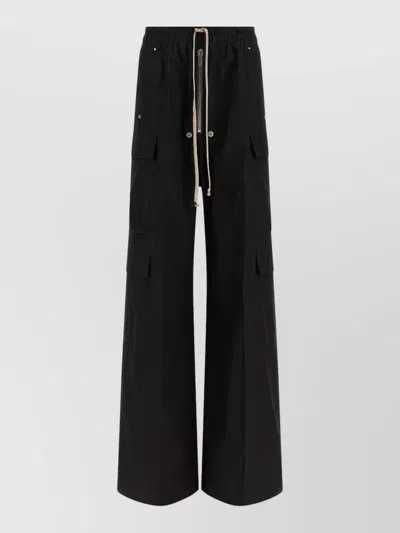 Rick Owens Cargobelas Drawstring Elasticated Trousers In Multi