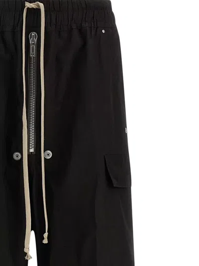 Rick Owens Cargobelas Drawstring Elasticated Trousers In Multi