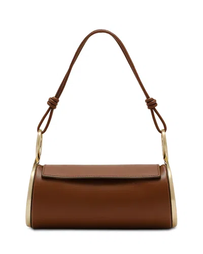 Cult Gaia Dahlia Shoulder Bag In Brown