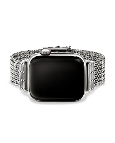 John Hardy Sterling Silver Icon Smart Watch Strap In Silver