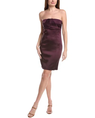 Issue New York Solid Mini Dress In Purple