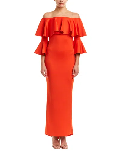 Issue New York Gown In Orange