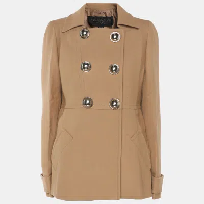 Pre-owned Giambattista Valli Brown Wool Coat M