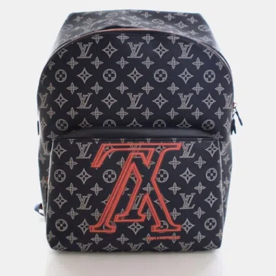 Pre-owned Louis Vuitton Monogram Ink Upside Down Apollo Backpack In Blue
