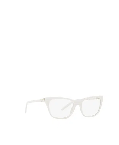 Prada Logo Flat Mirror In White