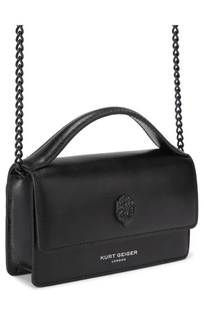 Kurt Geiger London Extrasmall Bond Top Handle Bag In Black