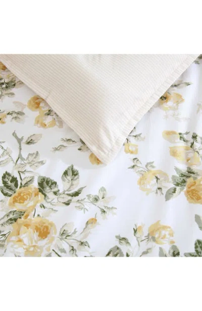 Laura Ashley Roses 7-piece Cotton Comforter Set In Multi