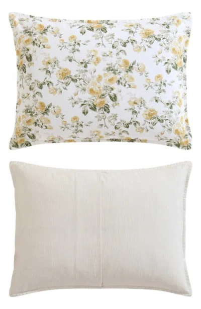 Laura Ashley Roses 7-piece Cotton Comforter Set In Multi