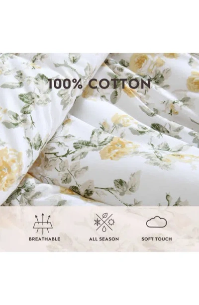 Laura Ashley Roses 7-piece Cotton Comforter Set In Multi