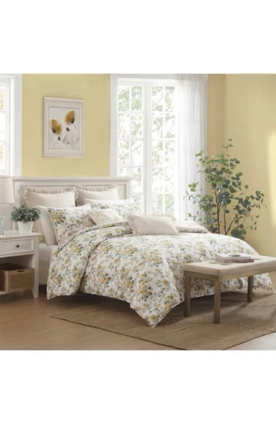 Laura Ashley Roses 7-piece Cotton Comforter Set In Multi