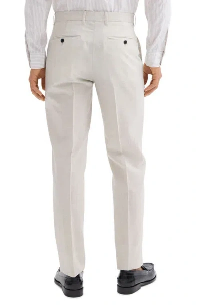 Theory Mayer Melange Solid Soft Tailoring Suit Pants In Gray