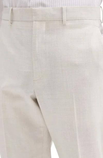 Theory Mayer Melange Solid Soft Tailoring Suit Pants In Gray