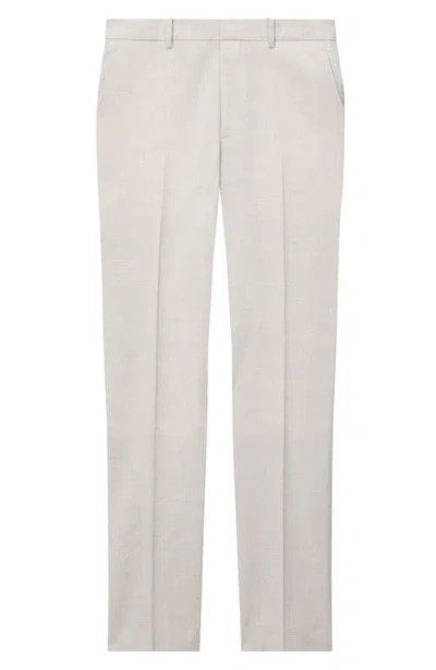 Theory Mayer Melange Solid Soft Tailoring Suit Pants In Gray