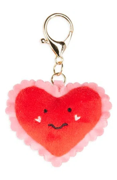 Leith Stuffed Heart Bag Charm In Gold