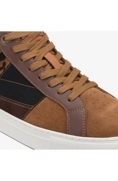 Greats Royale High Patchwork Sneaker In Brown