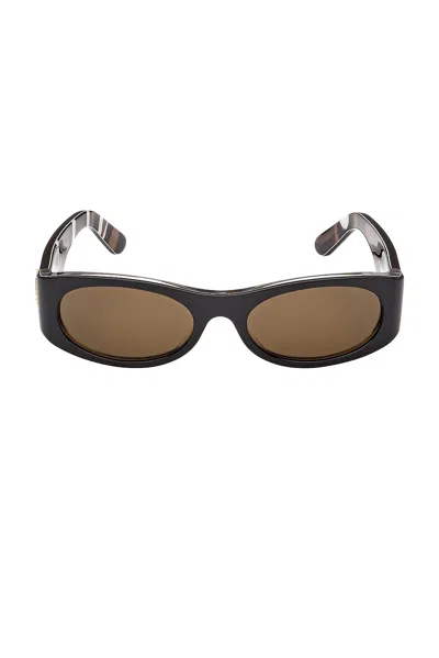 Pucci Oval Sunglasses In Brown