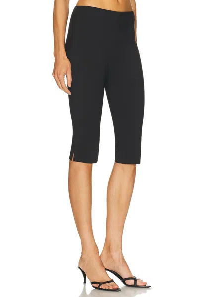 Eaves Guro Tech Suiting Capri Pant In Black
