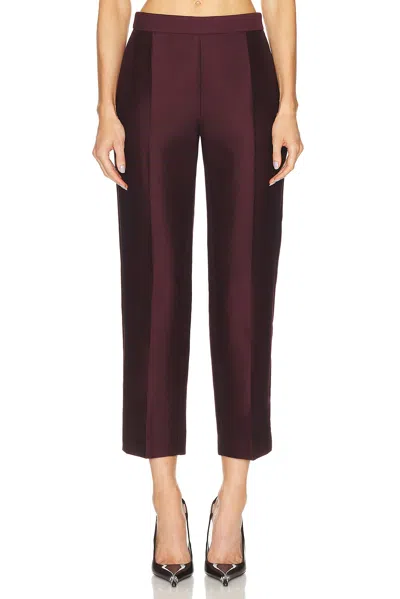Adam Lippes Mika Pant In Burgundy