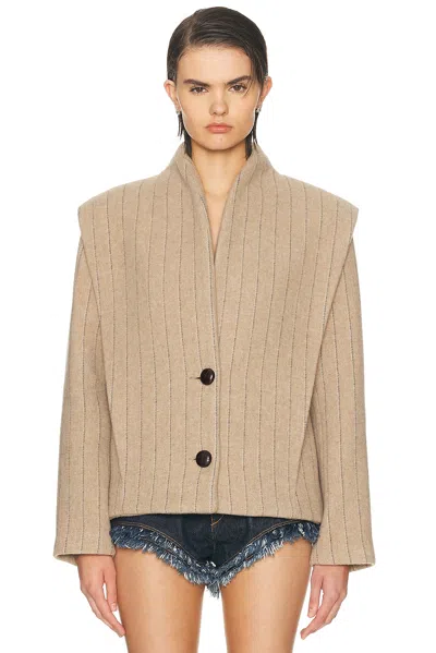 Isabel Marant Dyogo Jacket In Brown