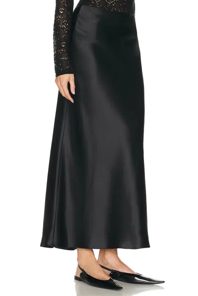 Gabriela Hearst Frei Silk Skirt In Black