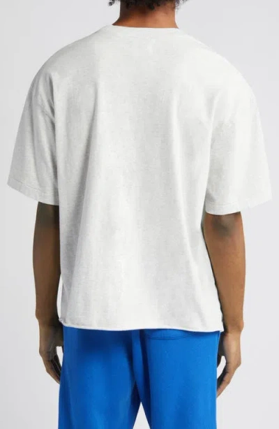 Elwood Core Oversize Crop Cotton T-shirt In White