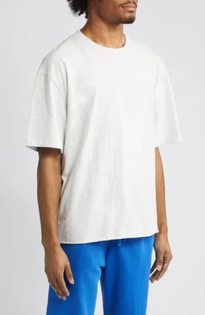 Elwood Core Oversize Crop Cotton T-shirt In White