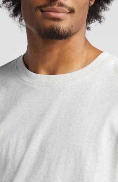 Elwood Core Oversize Crop Cotton T-shirt In White