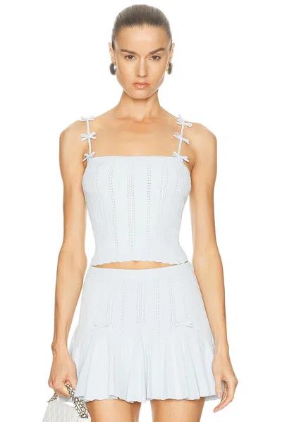 Loveshackfancy Garrett Top In White
